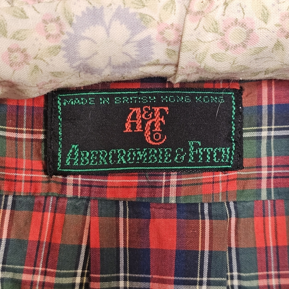 Abercrombie & Fitch Original Y2K Plaid Button Down Shirt - Picture 5 of 6